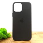 Оригинальный кожаный чехол-накладка Molan Leather Case для IPHONE 12(6.7) Black