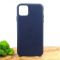 Оригинальный кожаный чехол-накладка Molan Leather Case for Apple iPhone 11 Pro max Blue