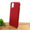 Оригинальный кожаный чехол-накладка Molan Leather Case for Apple iPhone 11 Pro max Red
