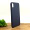 Оригинальный кожаный чехол-накладка Molan Leather Case for Apple iPhone XS Max Blue