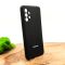 Оригинальный матовый чехол-накладка Silicone Case для SAMSUNG A32 4G Black