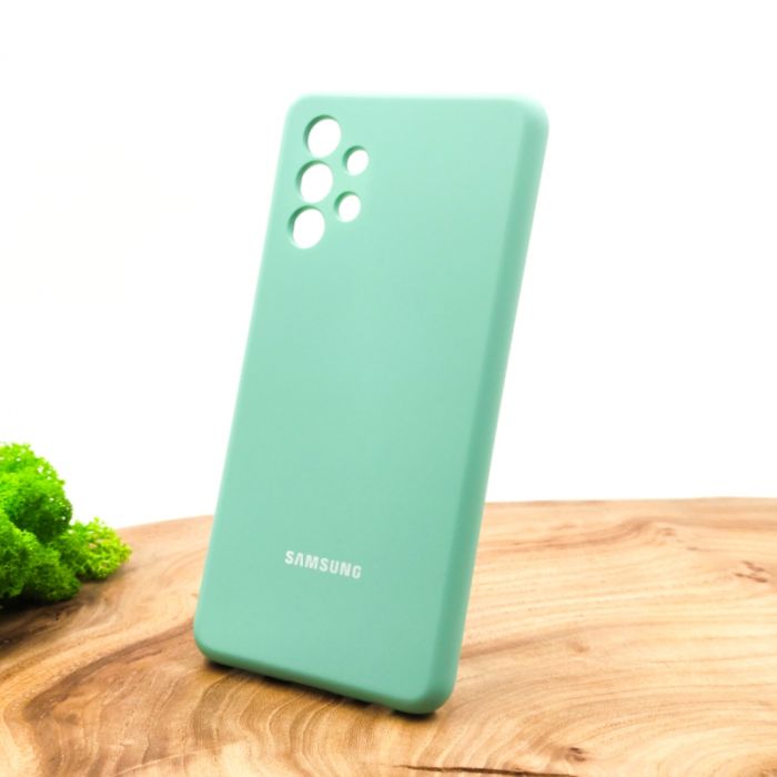 Оригинальный матовый чехол-накладка Silicone Case для SAMSUNG A32 4G Fresh Mojito