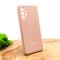 Оригинальный матовый чехол-накладка Silicone Case для SAMSUNG A32 4G Matte Pink