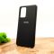 Оригинальный матовый чехол-накладка Silicone Case для Samsung A72 Black