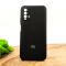 Оригинальный матовый чехол-накладка Silicone Case для Xiaomi Redmi9T Black