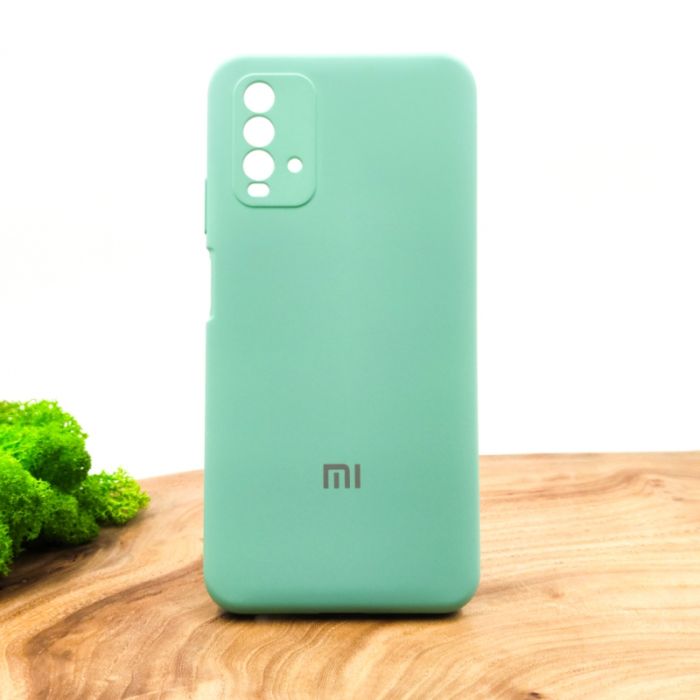 Оригинальный матовый чехол-накладка Silicone Case для Xiaomi Redmi9T Fresh Mojito