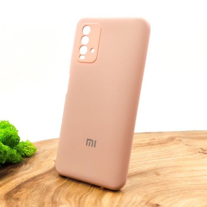 Оригинальный матовый чехол-накладка Silicone Case для Xiaomi Redmi9T Matte Pink