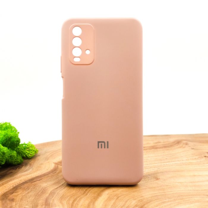 Оригинальный матовый чехол-накладка Silicone Case для Xiaomi Redmi9T Matte Pink