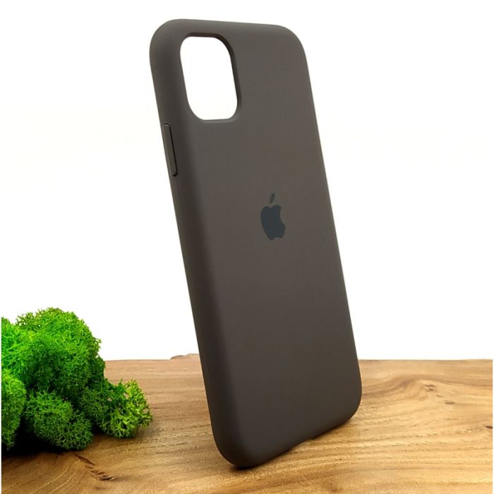 Оригинальный матовый чехол-накладка Silicone Case IPHONE 11 Pro Max Coffee