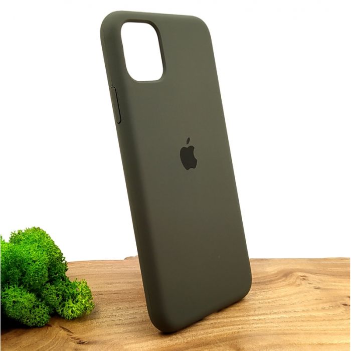 Оригинальный матовый чехол-накладка Silicone Case IPHONE 11 Pro Max Taupe