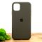 Оригинальный матовый чехол-накладка Silicone Case IPHONE 11 Taupe