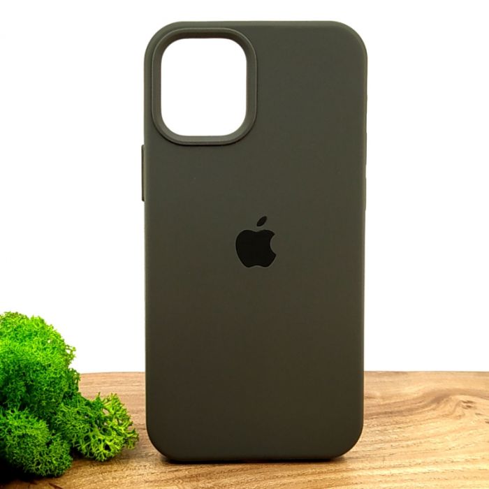 Оригинальный матовый чехол-накладка Silicone Case IPHONE 12 Mini (5.4) Taupe