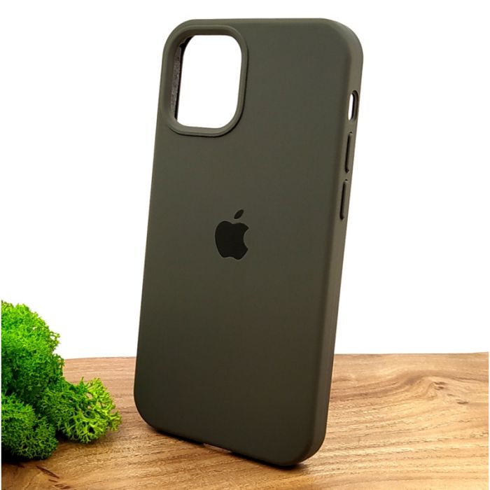 Оригинальный матовый чехол-накладка Silicone Case IPHONE 12 Mini (5.4) Taupe