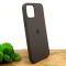 Оригинальный матовый чехол-накладка Silicone Case IPHONE 12/12 Pro (6.1) Coffee