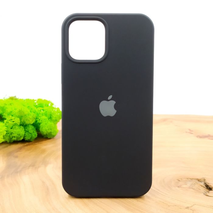 Оригинальный матовый чехол-накладка Silicone Case IPHONE 12(5.4) Black