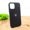 Оригинальный матовый чехол-накладка Silicone Case IPHONE 12(5.4) Black
