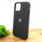 Оригинальный матовый чехол-накладка Silicone Case IPHONE 12(6.1) Black