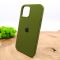 Оригинальный матовый чехол-накладка Silicone Case IPHONE 12(6.1) Khaki
