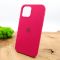 Оригинальный матовый чехол-накладка Silicone Case IPHONE 12(6.1) Rose Red