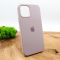 Оригинальный матовый чехол-накладка Silicone Case IPHONE 12(6.1) Soft Purple
