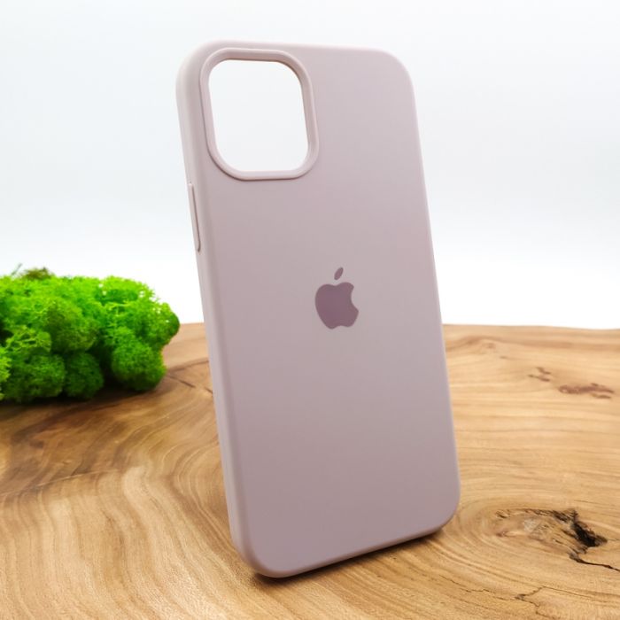 Оригинальный матовый чехол-накладка Silicone Case IPHONE 12(6.1) Soft Purple
