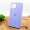 Оригинальный матовый чехол-накладка Silicone Case IPHONE 12(6.7) Light Purple