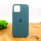 Оригинальный матовый чехол-накладка Silicone Case IPHONE 12(6.7) Pine Green