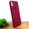 Оригинальный матовый чехол-накладка Silicone Case IPHONE Xs MAX Marsal