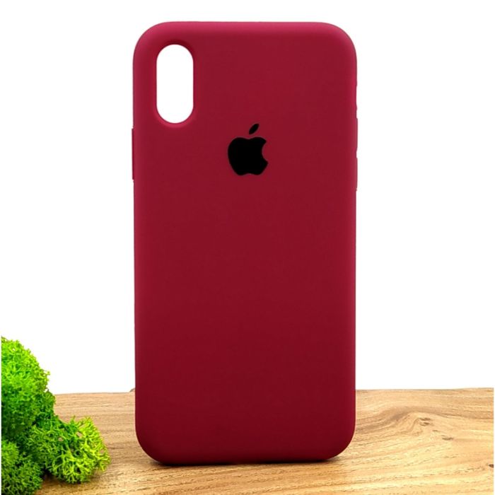 Оригинальный матовый чехол-накладка Silicone Case IPHONE X/Xs Marsal