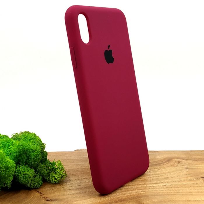 Оригинальный матовый чехол-накладка Silicone Case IPHONE X/Xs Marsal