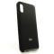 Оригинальный матовый чехол-накладка Silicone Case Redmi9a Black