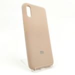 Оригинальный матовый чехол-накладка Silicone Case Redmi9a Matte pink
