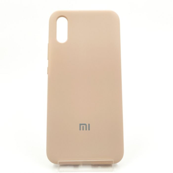 Оригинальный матовый чехол-накладка Silicone Case Redmi9a Matte pink