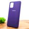 Оригинальный матовый чехол-накладка Silicone Case Samsung A71 Purple
