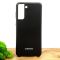 Оригинальный матовый чехол-накладка Silicone Case Samsung S21 Black