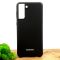 Оригинальный матовый чехол-накладка Silicone Case Samsung S21 plus Black