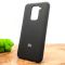 Оригинальный матовый чехол-накладка Silicone Case Xiaomi Redmi Note9 Black