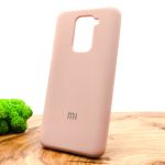 Оригинальный матовый чехол-накладка Silicone Case Xiaomi Redmi Note9 Matte Pink