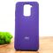 Оригинальный матовый чехол-накладка Silicone Case Xiaomi Redmi Note9 Purple