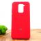 Оригинальный матовый чехол-накладка Silicone Case Xiaomi Redmi Note9 Red