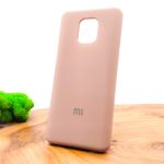 Оригинальный матовый чехол-накладка Silicone Case Xiaomi Redmi Note9s/Pro Matte Pink