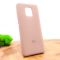 Оригинальный матовый чехол-накладка Silicone Case Xiaomi Redmi Note9s/Pro Matte Pink