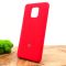 Оригинальный матовый чехол-накладка Silicone Case Xiaomi Redmi Note9s/Pro Red