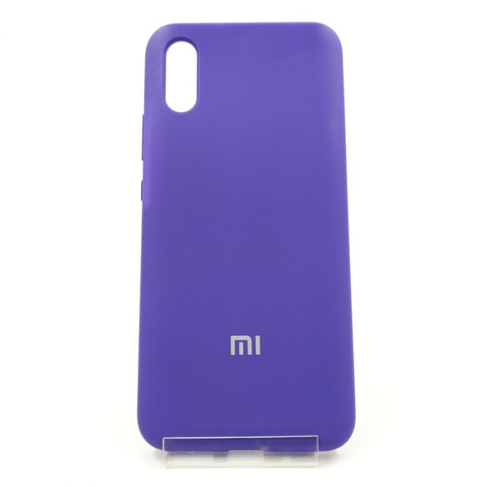 Оригинальный матовый чехол-накладка Silicone Case Xiaomi Redmi9a Purple