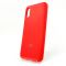 Оригинальный матовый чехол-накладка Silicone Case Xiaomi Redmi9a Red