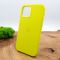 Оригинальный матовый чехол-накладка Silicone CaseIPHONE 12(6.7) Brillianty Yellow