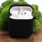 Оригинальный матовый чехол Silicone Case для AirPods Original Assembly Black