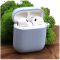Оригинальный матовый чехол Silicone Case для AirPods Original Assembly Blue Agat