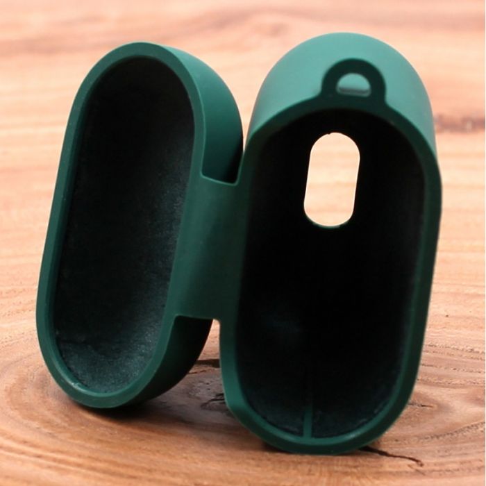 Оригинальный матовый чехол Silicone Case для AirPods Original Assembly Blue Green