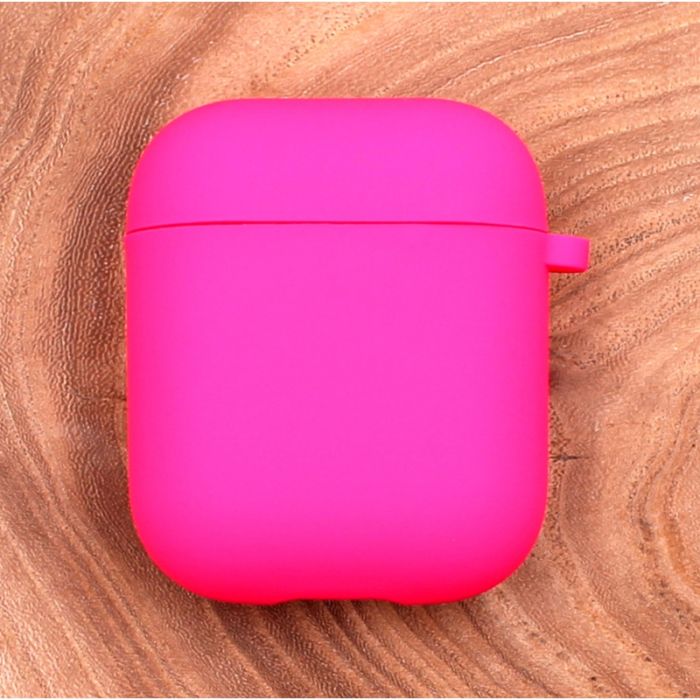 Оригинальный матовый чехол Silicone Case для AirPods Original Assembly Raspberry